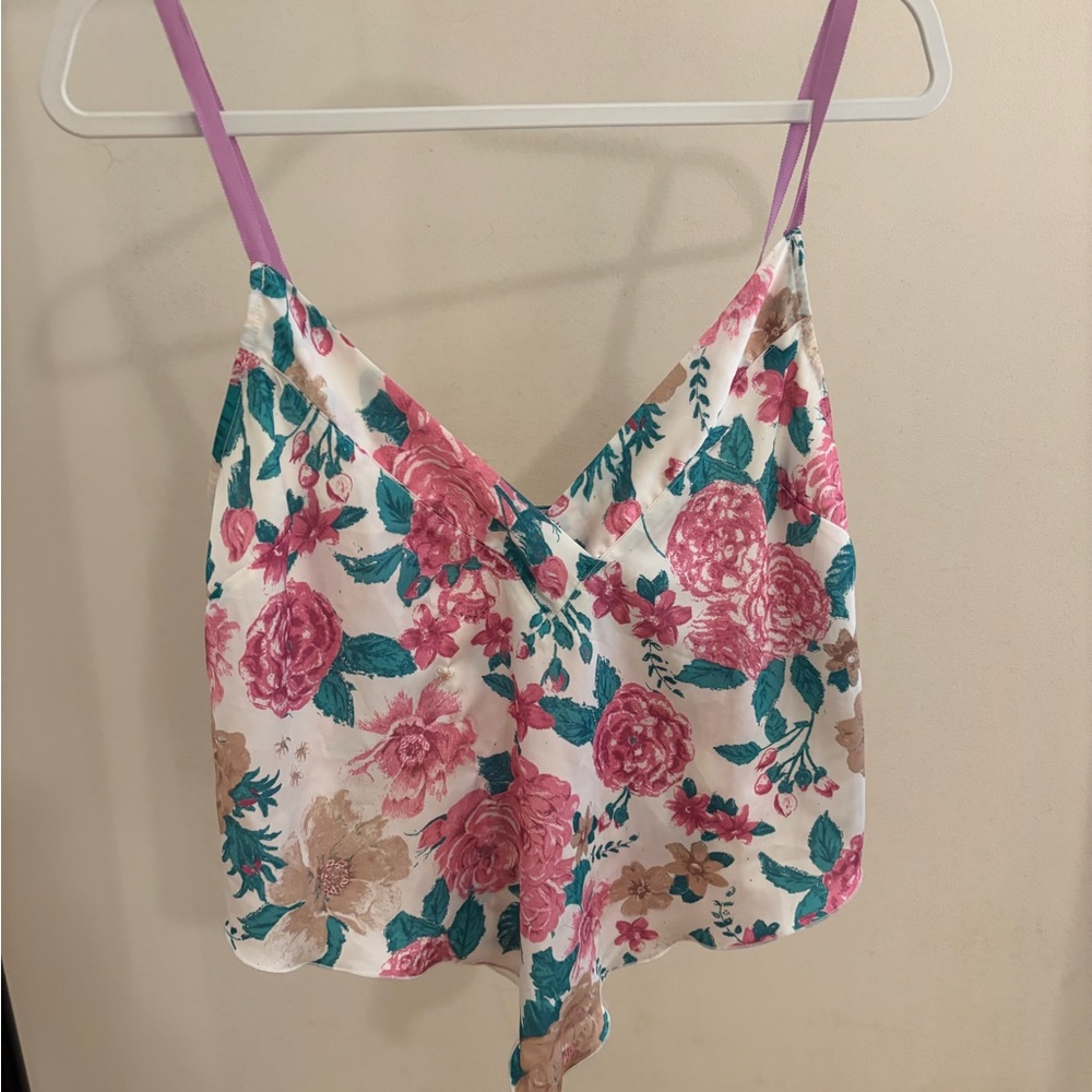 Free People Floral Tank